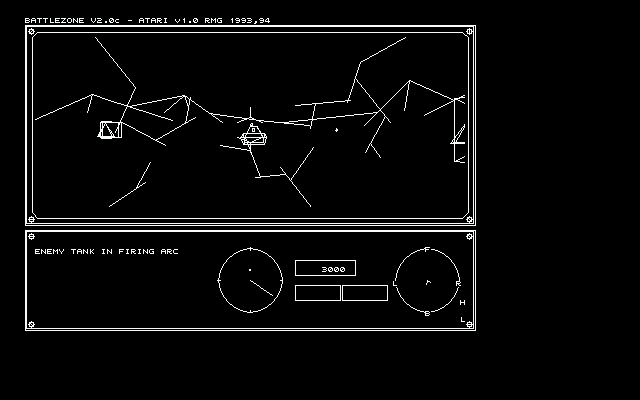 Cbzone atari screenshot